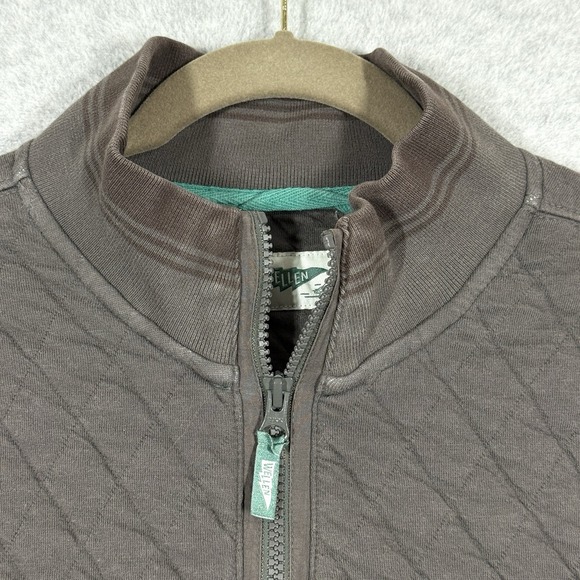 Wellen Sweatshirt Mens Medium Quilted Jersey Quarter Zip Pullover‎ Huckberry - Picture 6 of 16